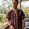 Ethnic Kurta Men Shirt Brown
