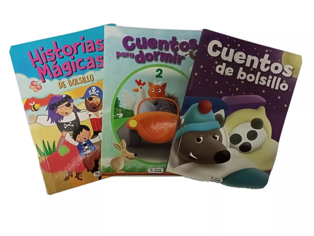 Latin Spanish Language Bed Stories Book pak of 3