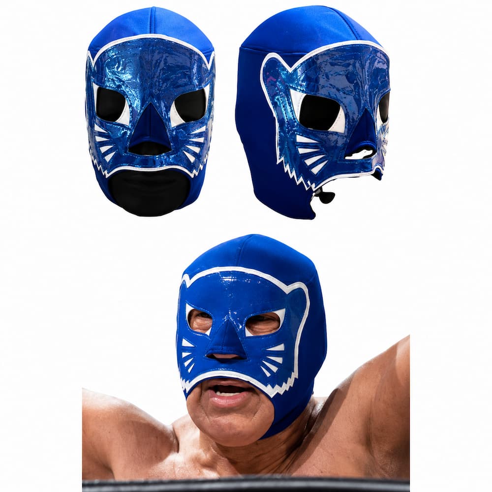 Wrestling Mask Adult Blue Panter