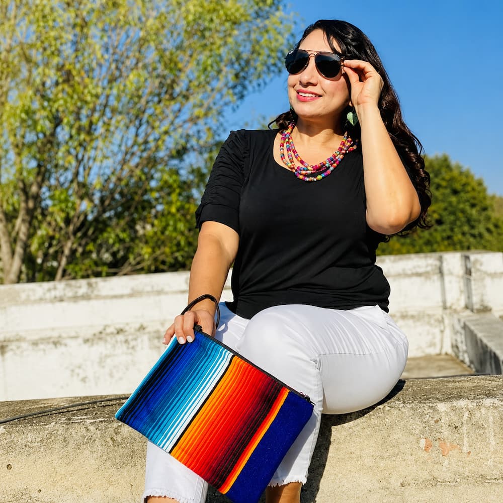 Alternative view of Serape Makeup Bag