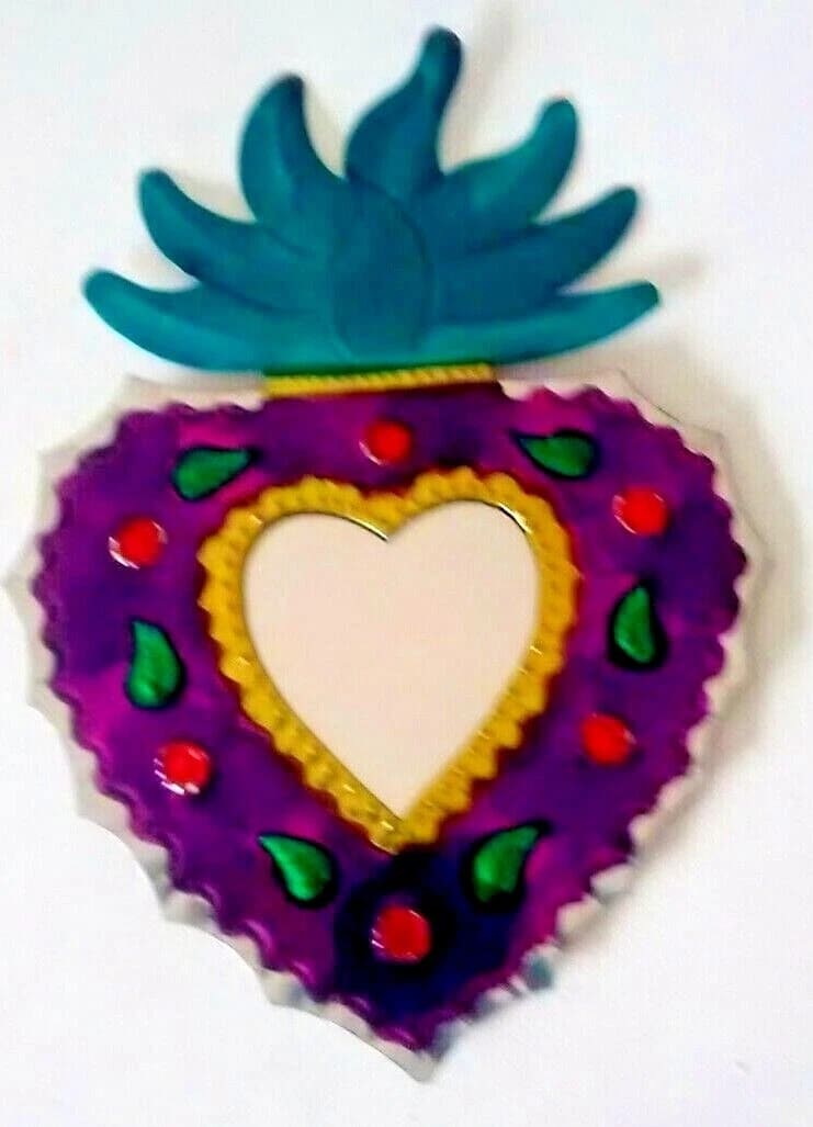 Tin Heart Mirror