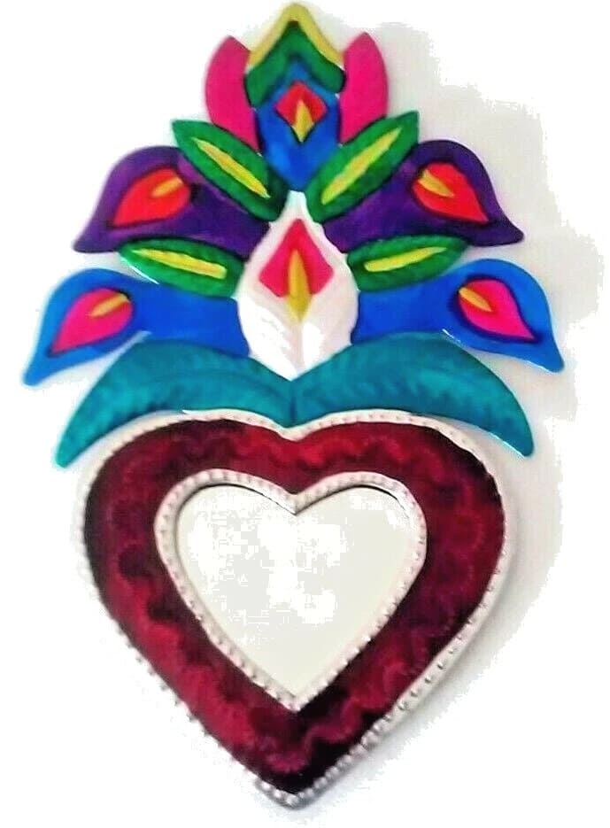 Tin Heart Mirror