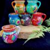 Hand Painting Clay Mug