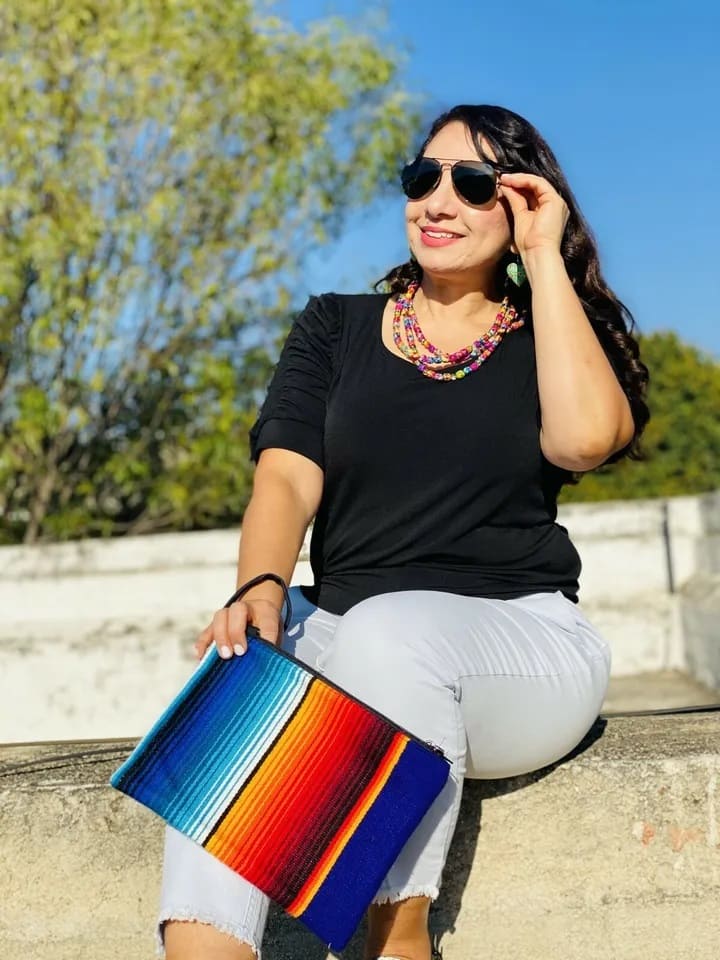 Serape Makeup Bag