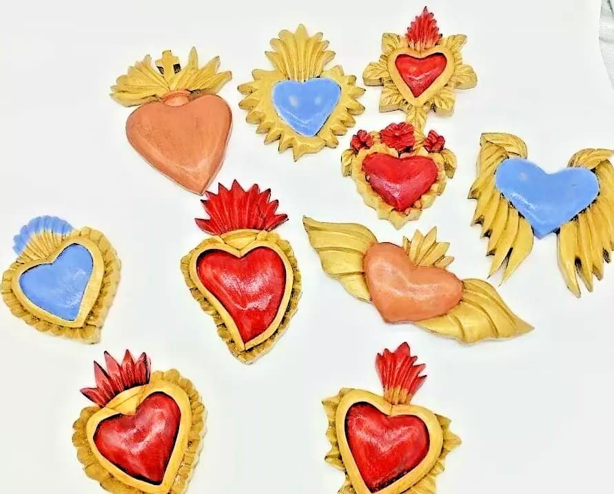 Wooden Hearth Decoration