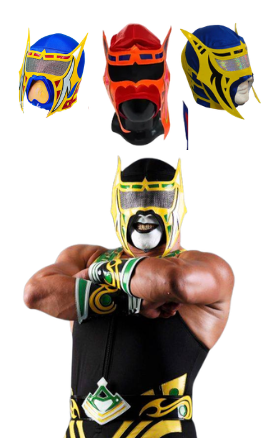 Wrestling Mask Adult Abismo Negro