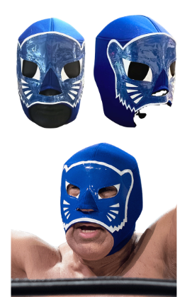 Wrestling Mask Adult Blue Panter