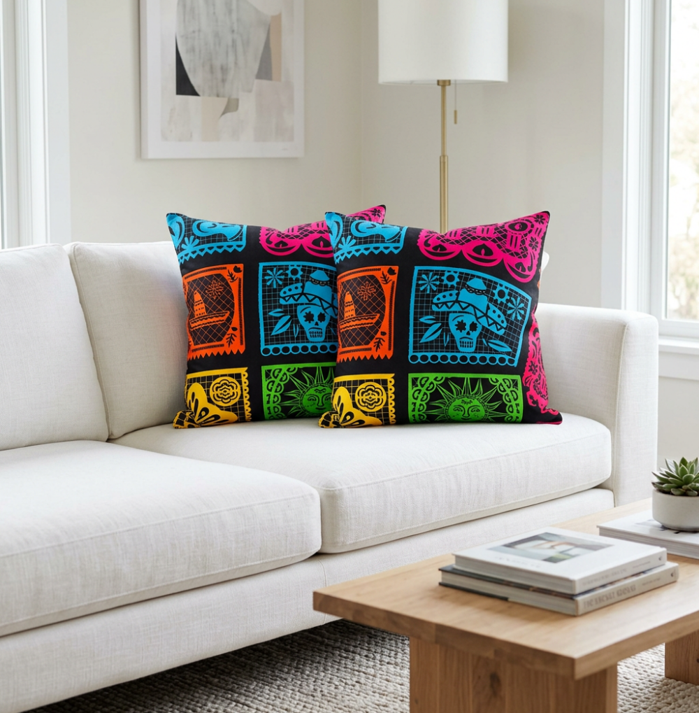 Papel Picado Pillow Case
