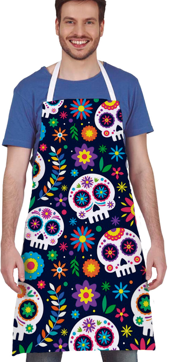 Print Apron Skulls