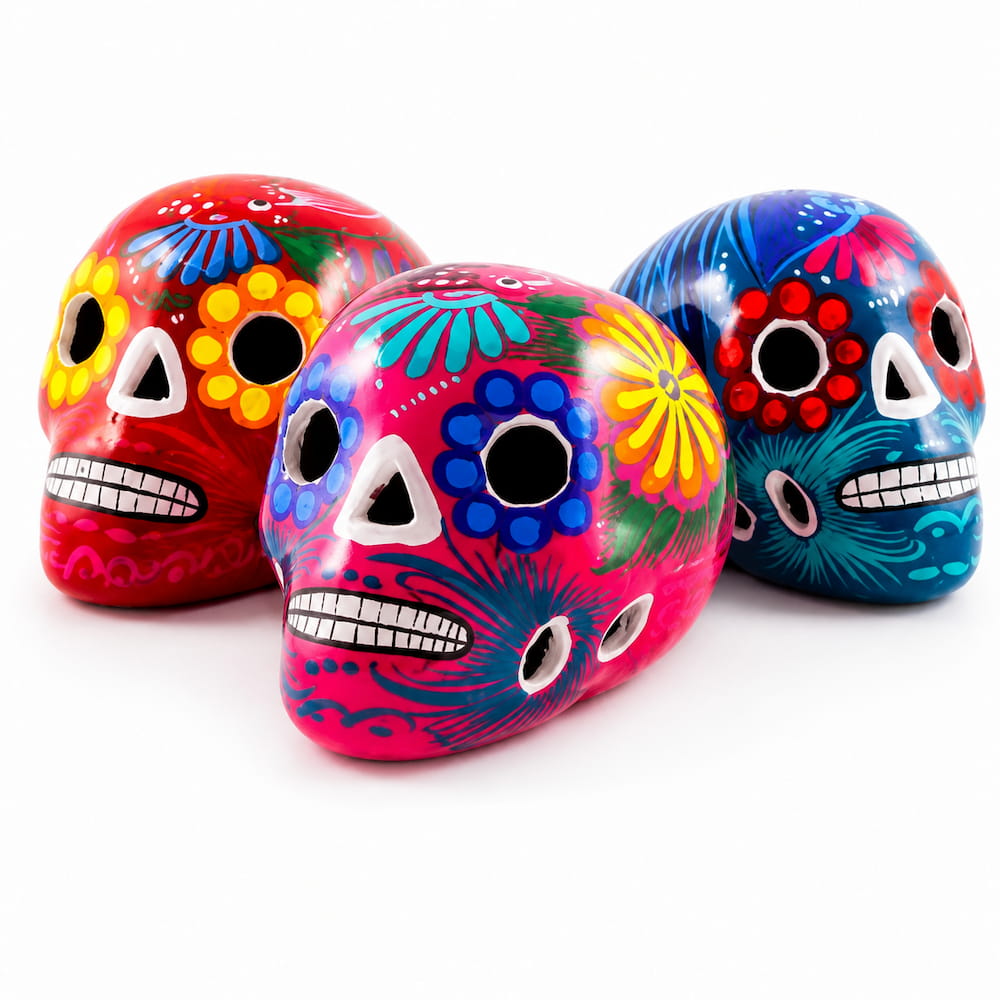 Mexican Clay Skull Medium