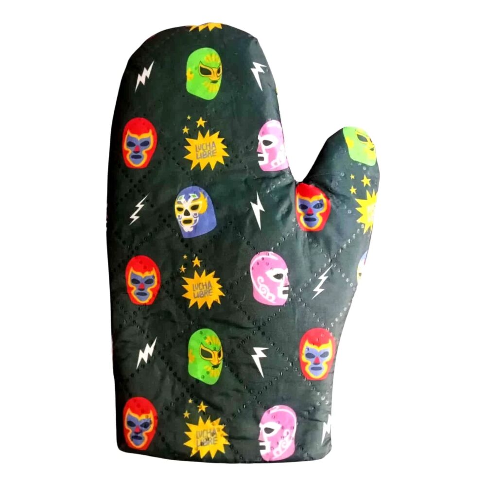 MEXICAN WRESTLERS Oven Gloves