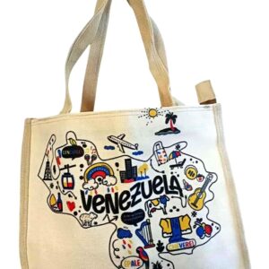 VENEZUELA Hemp Market Shopping Bag