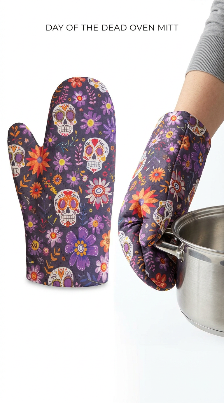 DAY OF THE DEAD Oven Glove
