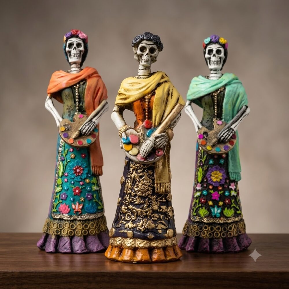 Frida /Day Of Dead Resin Figure