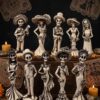 Day Of Dead Resin Figure Skulls Assorted