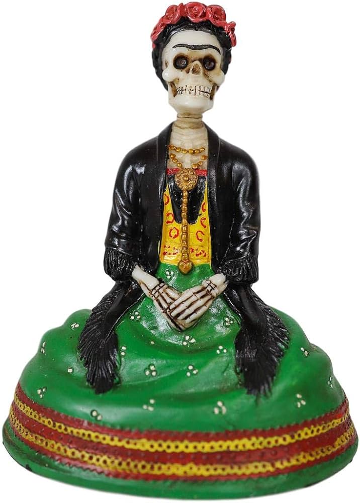 Alternative view of Frida Kahlo Day Of Dead Resin Figure