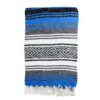 Authentic Turquoise Mexican Falsa Blanket