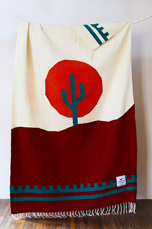 Authentic Cactus Sun Blanket