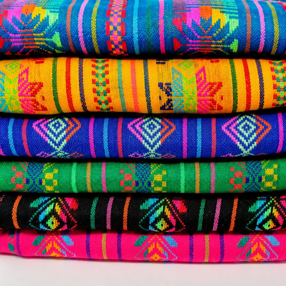 Alternative view of Handwoven Mexican Doula Shawl Etnhic Colorful Rebozo