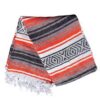 Authentic Orange Mexican Falsa Blanket
