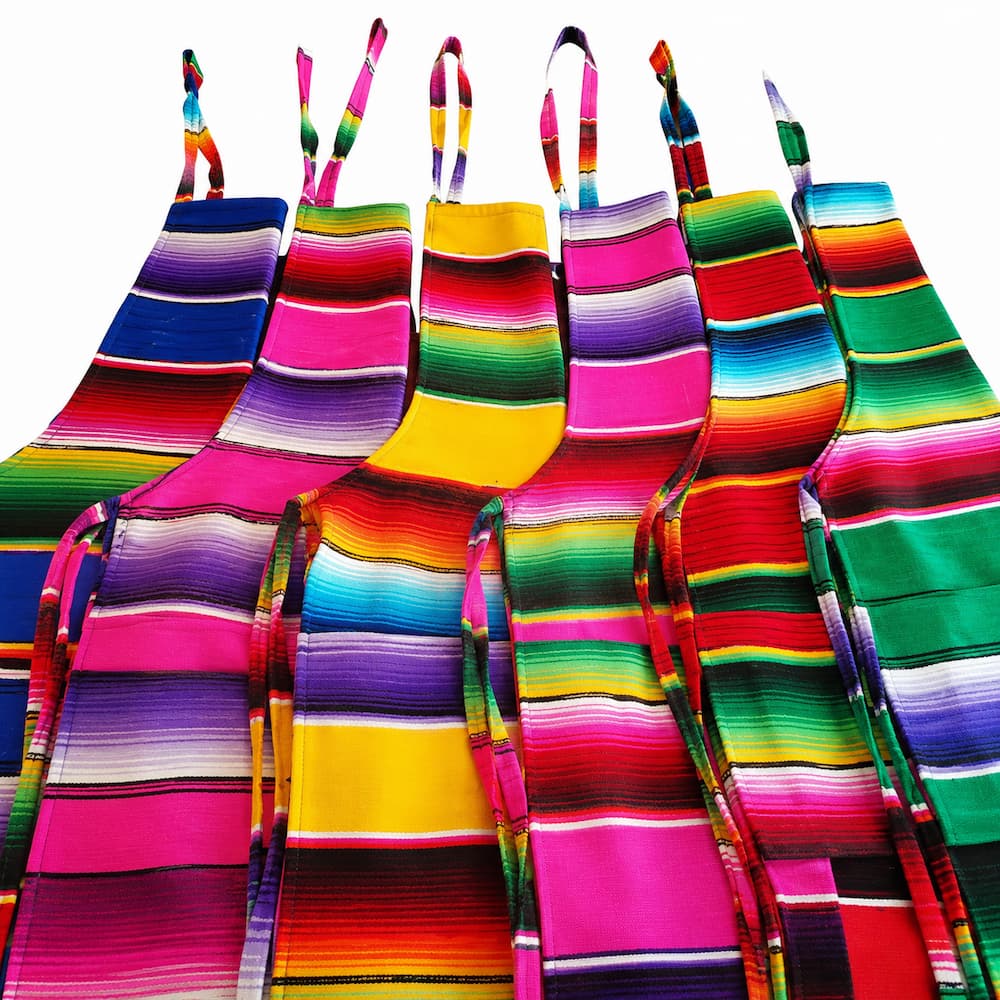 Alternative view of Serape Woven Apron