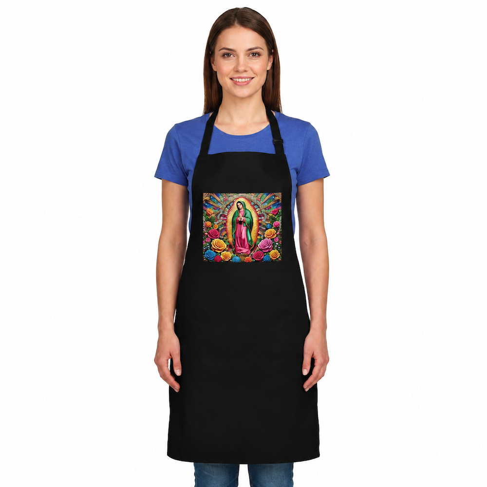 Denim Printed Design Apron