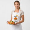 Denim Printed Design Pasta Apron