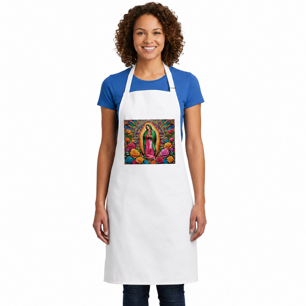 Denim Printed Design Apron