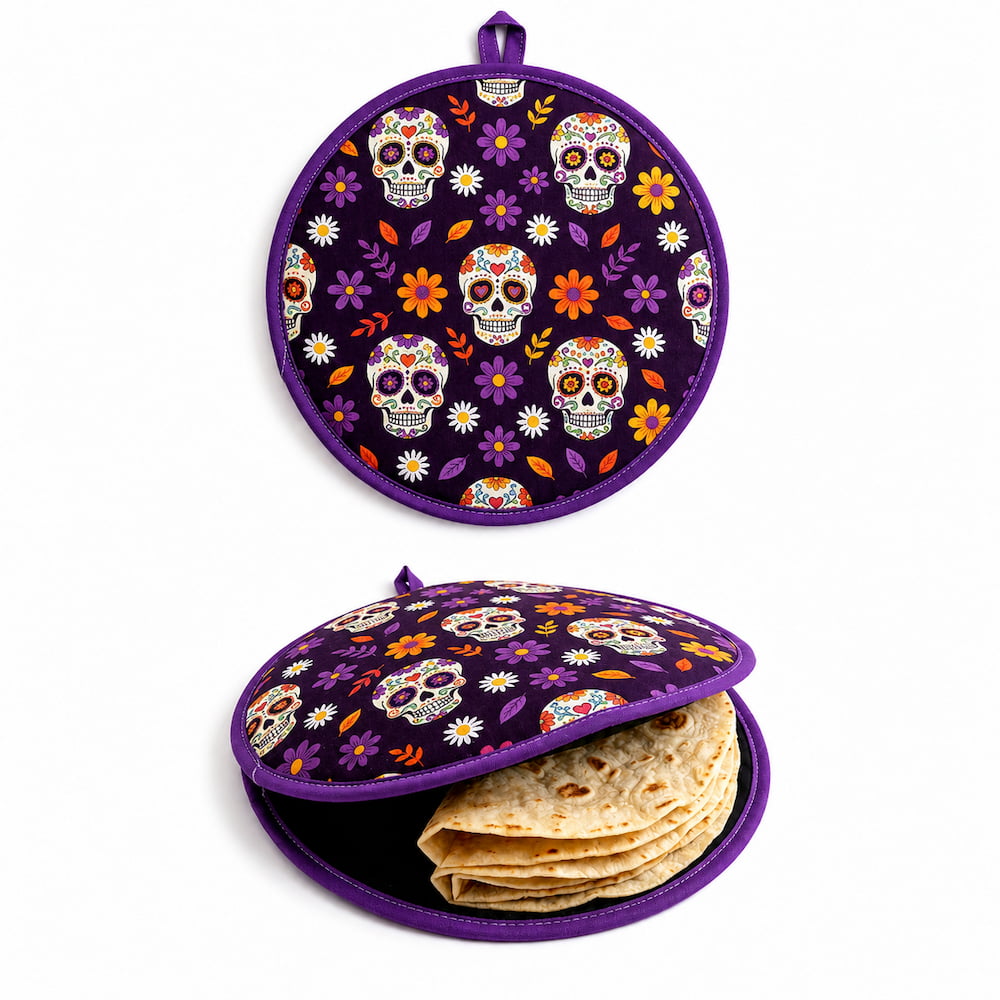 Day of the Dead Tortilla Warmer