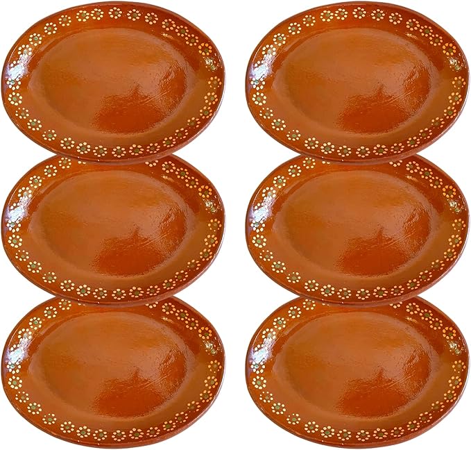 Alternative view of Traditional Terracota Clay Oval Plate