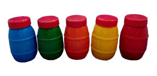 Plastic Barrel Classic Mexican Taqueria Salt Shakers