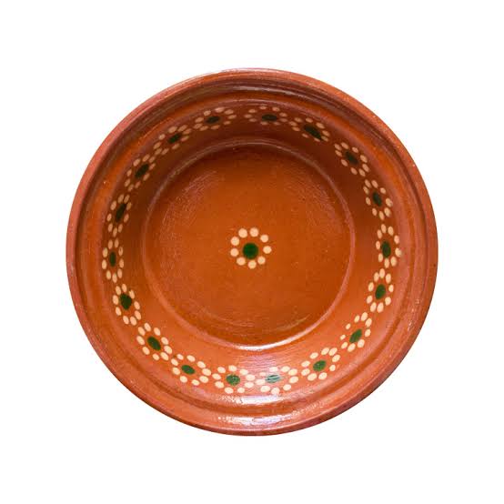 Traditional Terracota Clay Bowl Plate