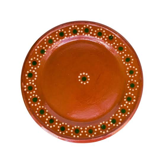 Traditional Terracota Clay Dinner Plate