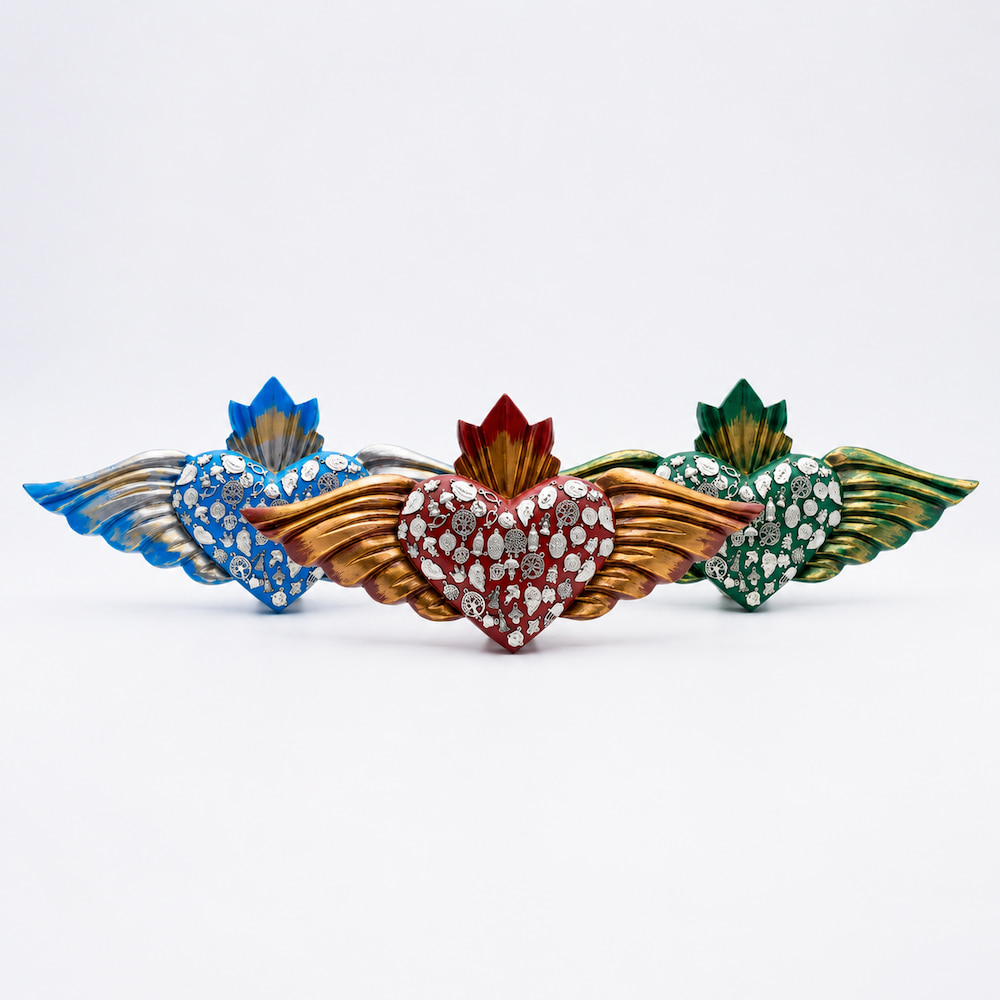 Folk Art Milagros Hearth Wings Decoration XL
