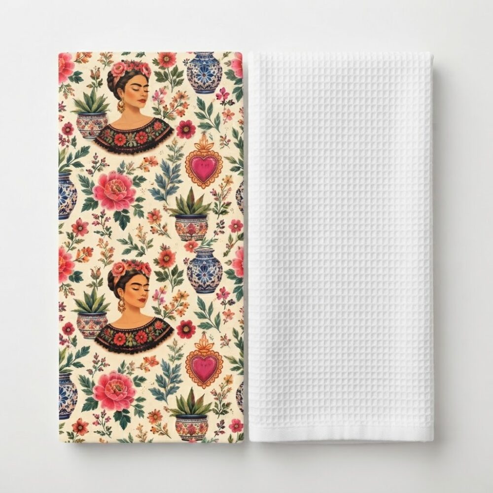 Frida Kahlo Kitchen Tea Towel Set